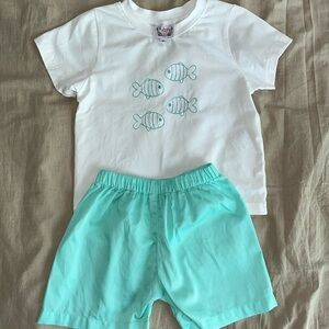 The smocking place size 3T boys set